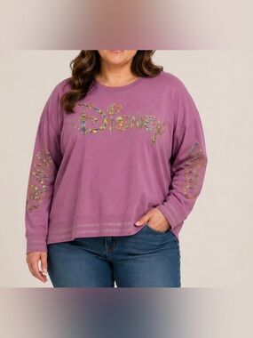 Walt Disney World 50th Anniversary Iridescent Spirit Jersey Sweatshirt 3X‎
